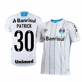 Gremio Patrick 2020-21 Away Men's White Short Sleeve Jersey