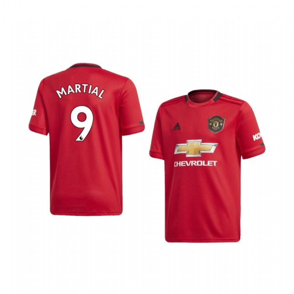 Youth Anthony Martial Manchester United Home Jersey 19-20