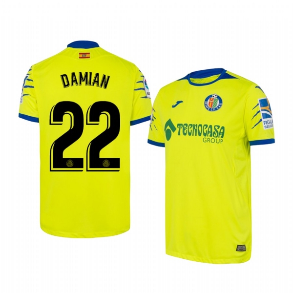 Getafe Damian Suarez Men's 19-20 Third Replica Short Sleeve Jersey