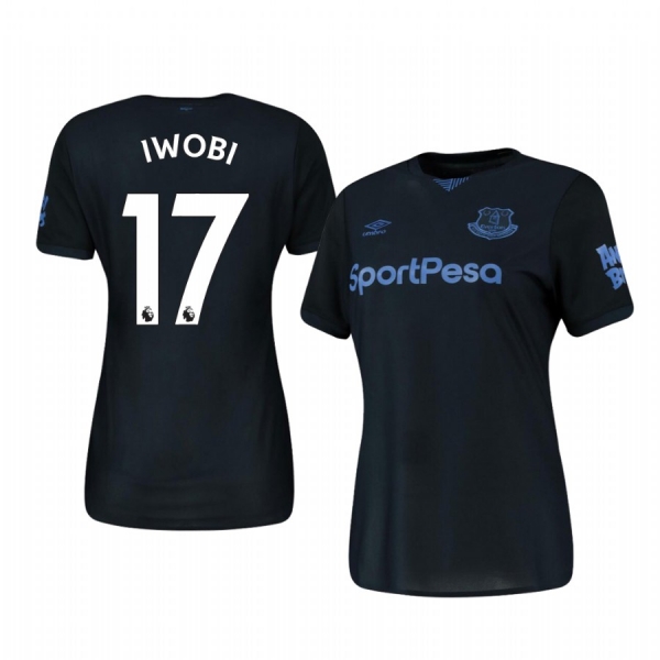 Women's Everton Alex Iwobi Jersey Alternate Third 19-20