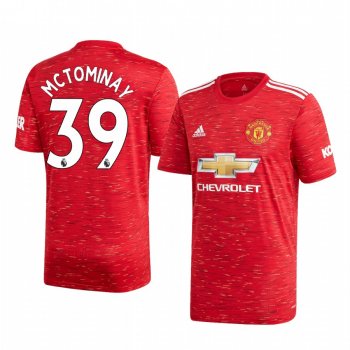 Scott McTominay Manchester United 2020 Home Men's Red Short Sleeve Jersey