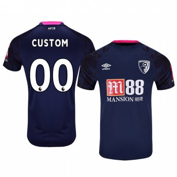 Custom AFC Bournemouth Away Men's Short Sleeve Jersey 19-20