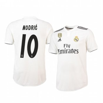 Real Madrid Luka Modric Home Men's Jersey 18-19