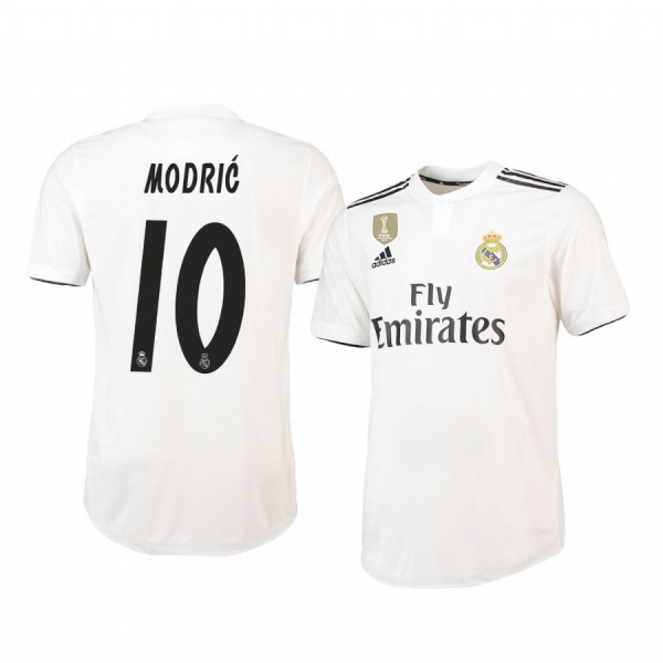 Real Madrid Luka Modric Home Men's Jersey 18-19