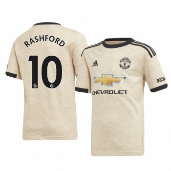 Youth Marcus Rashford Manchester United Away Short Sleeve Jersey 19-20