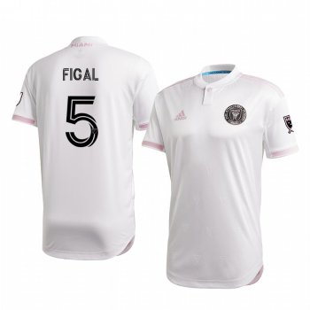 Nicolas Figal Inter Miami White 2020 Primary Men's Authentic Short Sleeve Jersey