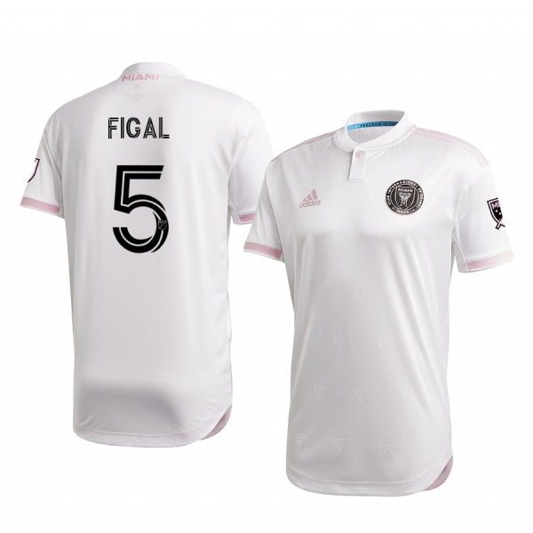 Nicolas Figal Inter Miami White 2020 Primary Men's Authentic Short Sleeve Jersey