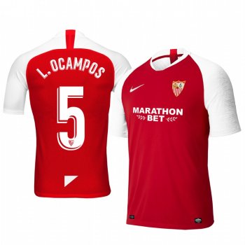 Sevilla Lucas Ocampos Away Short Sleeve Jersey 19-20