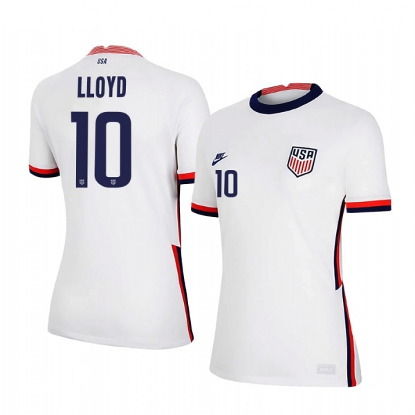 Women's USA Carli Lloyd 2020 Home Official 4-Star Jersey