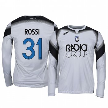 19-20 Atalanta Francesco Rossi Gray Goalkeeper Long Sleeve Jersey Men's