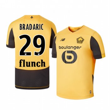 Lille OSC Domagoj Bradarić Men's Away Jersey 19-20