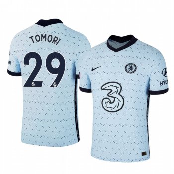 Fikayo Tomori Chelsea 2020-21 Away Replica Short Sleeve Light Blue Jersey