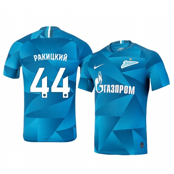 Yaroslav Rakitskiy Zenit Saint Petersburg Home Blue Short Sleeve Jersey