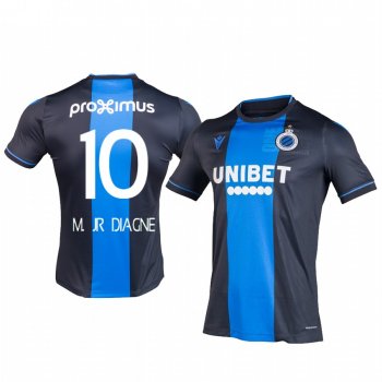 Mbaye Diagne Club Brugge KV Home Navy Blue Short Sleeve Jersey