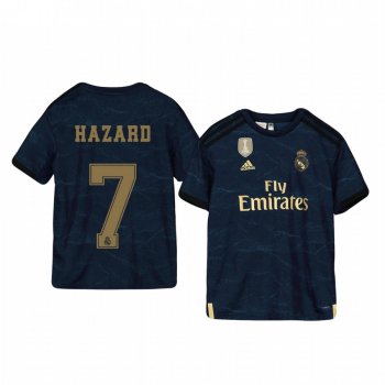 Youth Real Madrid Eden Hazard Away Short Sleeve Jersey 19-20