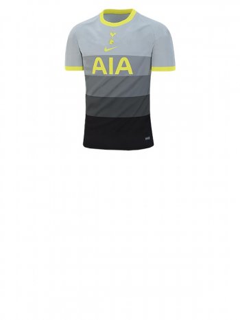 Tottenham Hotspur Men's Gray Fourth Short Sleeve Jersey 2020-21