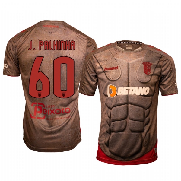 Joao Palhinha Braga Third Gray Short Sleeve Jersey