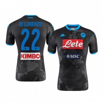 Giovanni Di Lorenzo SSC Napoli 19-20 Fourth Men's Black Camo District Jersey