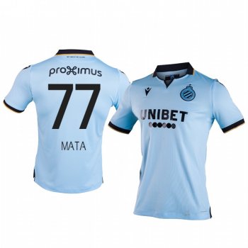 Clinton Mata Club Brugge KV Third Light Blue Short Sleeve Jersey