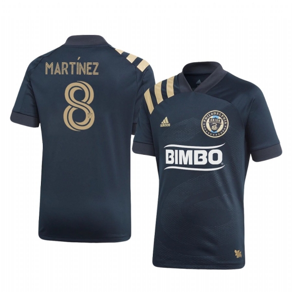 José Martínez Philadelphia Union 2020-21 Home Men's Martínez Short Sleeve Jersey