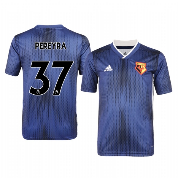 Youth Roberto Pereyra Watford Away Short Sleeve Jersey 19-20