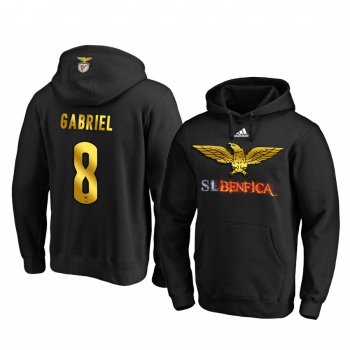 Gabriel Benfica Black Gold Logo Pullover Hoodie