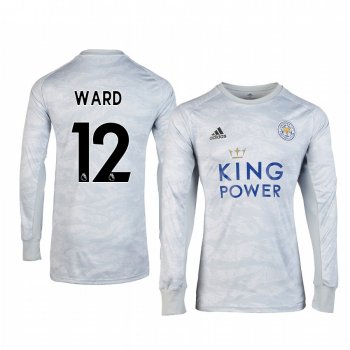 19-20 Leicester City Danny Ward Grey Goalkeeper Long Sleeve Jersey Men's