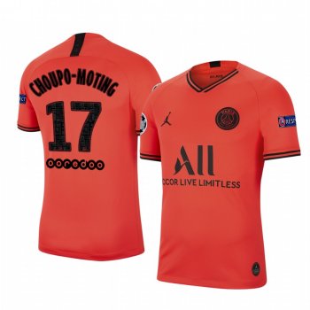 Eric Maxim Choupo-Moting Paris Saint-Germain 2020 UEFA Champion League Away Men's Red Short Sleeve Jersey