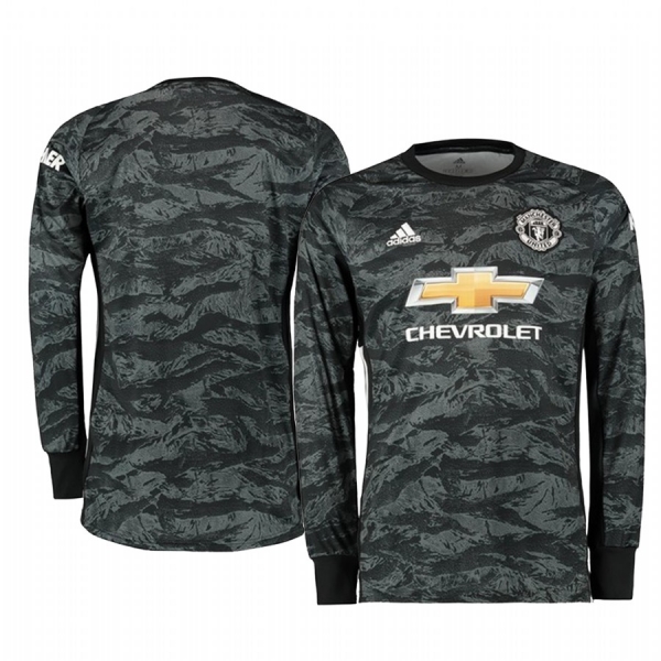 19-20 Manchester United Dark Grey Away Goalkeeper Jersey Men's