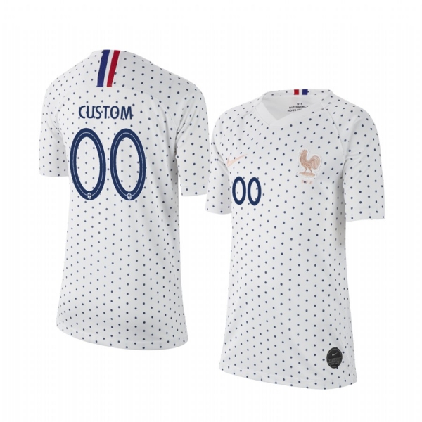 Youth 2019 World Cup France Custom Youth Away FIFA Jersey