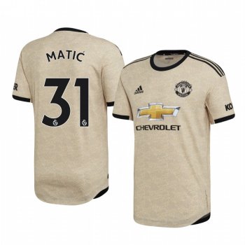 Nemanja Matic Manchester United Away Men's Short Sleeve Jersey 19-20