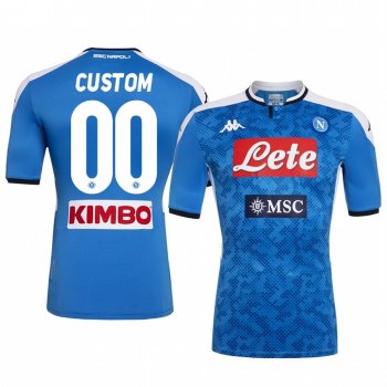 SSC Napoli Custom 19-20 Home Men's Short Sleeve Jersey