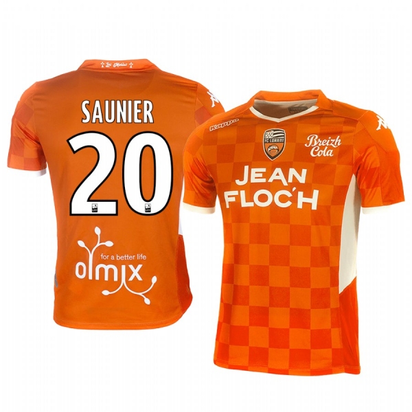 FC Lorient Matthieu Saunier Home Men's Jersey 19-20