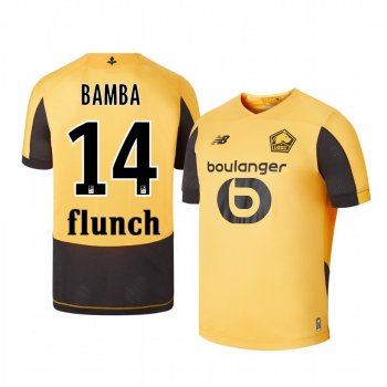 Lille OSC Jonathan Bamba Men's Away Jersey 19-20