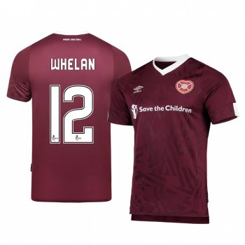 Heart of Midlothian Glenn Whelan Men's 19-20 Home Replica Short Sleeve Jersey