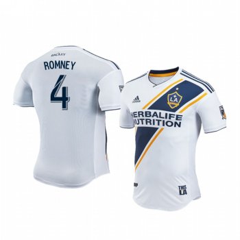 David Romney Los Angeles Galaxy Men's Home Short Sleeve Jersey 18-19