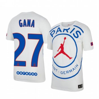 Paris Saint-Germain Idrissa Gueye Men's White Game Jersey 2020-21