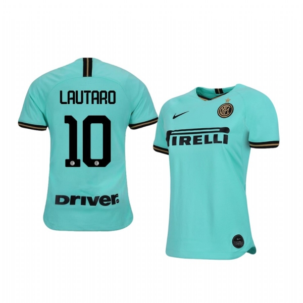 Women's Lautaro Martínez Internazionale Milano 19-20 Away Short Sleeve Jersey