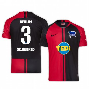 Hertha BSC Per Ciljan Skjelbred Red Black Away Jersey 19-20 Men's