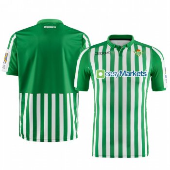 Real Betis Men's Green Home Short Sleeve Jersey 19-20