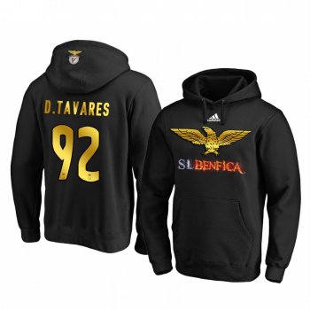 David Tavares Benfica Black Gold Logo Pullover Hoodie