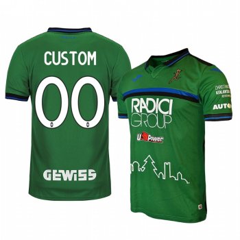 Custom Atalanta 19-20 Christmas Edition Men's Green Short Sleeve Jersey