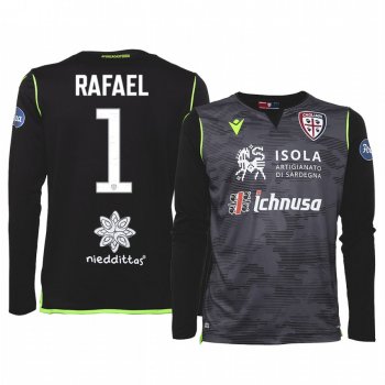 19-20 Cagliari Calcio Rafael Black Goalkeeper Home Jersey Men's