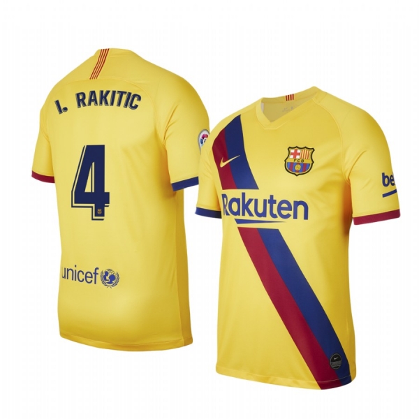 Barcelona Ivan Rakitic Away Short Sleeve Jersey 19-20