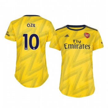 Women's Mesut Ozil Arsenal Away Short Sleeve Jersey 19-20