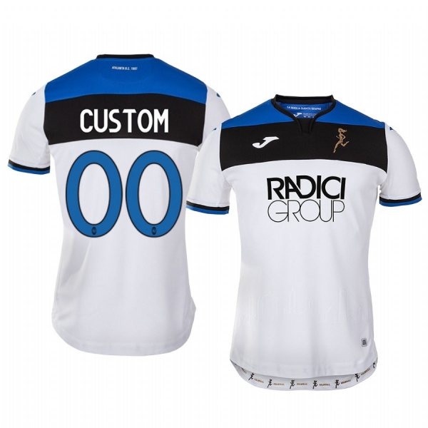 Custom Atalanta 19-20 Away Short Sleeve Jersey