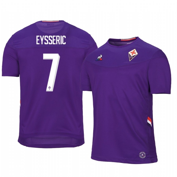 Fiorentina Valentin Eysseric 19-20 Home Men's Short Sleeve Jersey