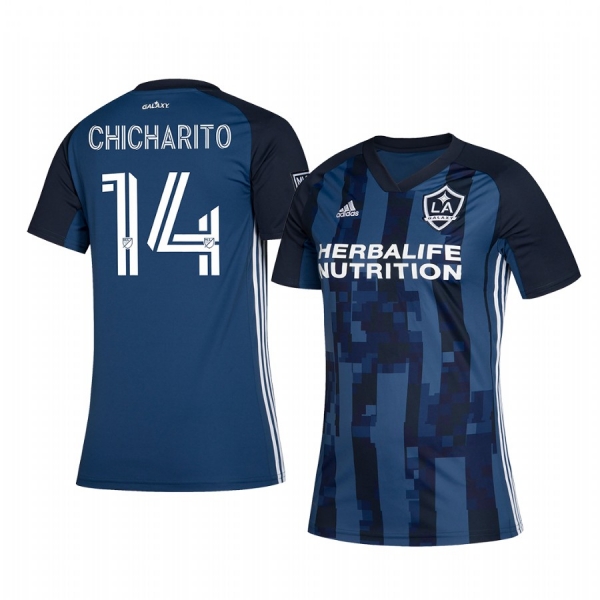 Women's Javier Hernandez Los Angeles Galaxy 2020 Navy Secondary Replica Jersey