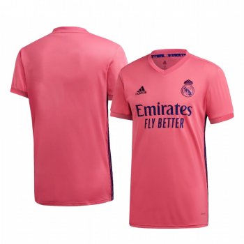 Real Madrid 2020-21 Away Men's Pink Short Sleeve Jersey