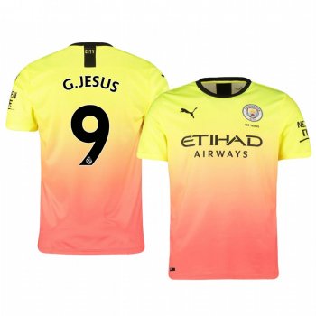 Manchester City Gabriel Jesus Men's Jersey Alternate Third 19-20